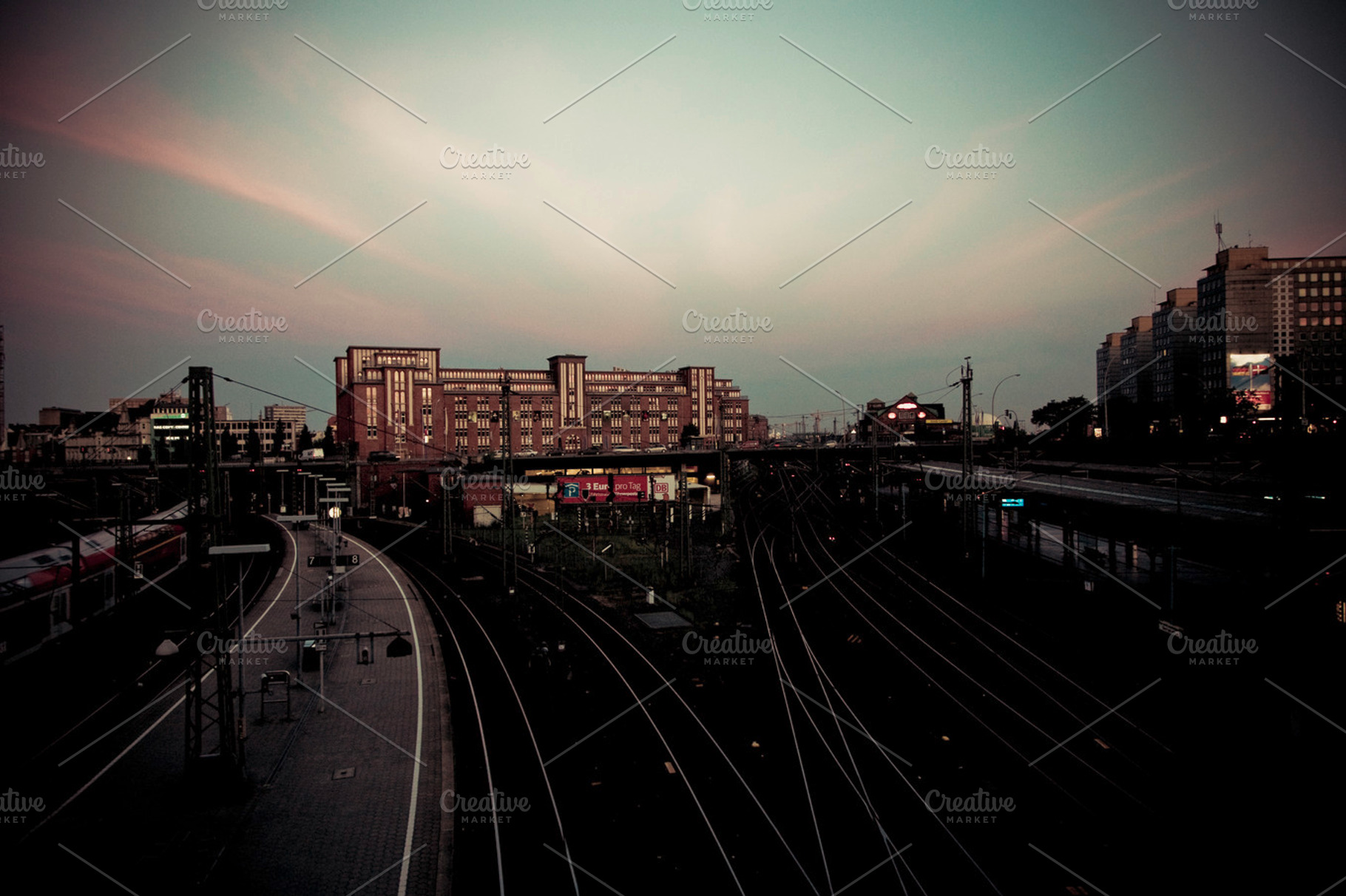 railroad stations hamburg - DE