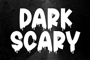 Dark Scary | Script Font, a Script Font by Scratchones (Thumbnail 1 of 8)