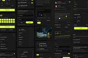 Axiom Figma UI Kit: 89 Blocks, Dark, an UI Kit Template by lynnn423 (Thumbnail 3 of 5)