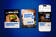 Burger Store Social Media Post Pack, a Flyer Template by The Good Store (Thumbnail 2 of 4)