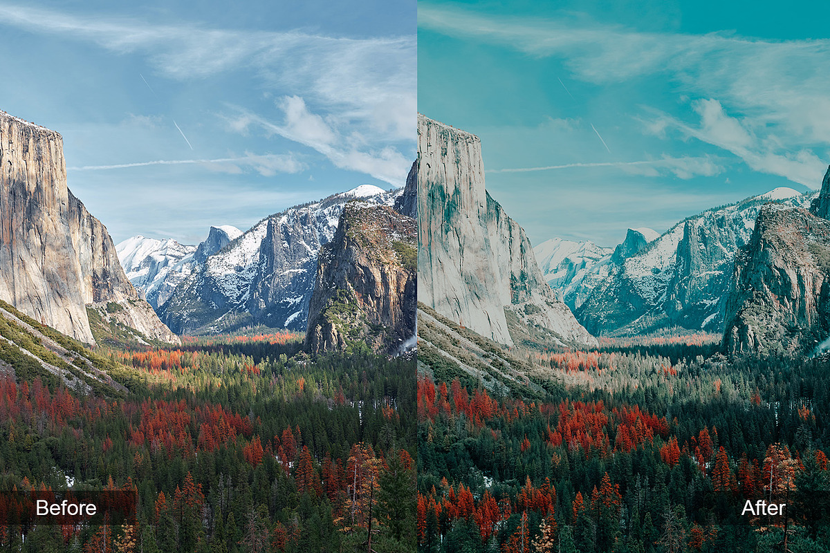 Landscape preset pack 1, a Preset Add-On by MadeRed (Photo 7 of 11)