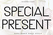 Special Present, a Sans Serif Font by InermediaSTUDIO (Thumbnail 1 of 8)