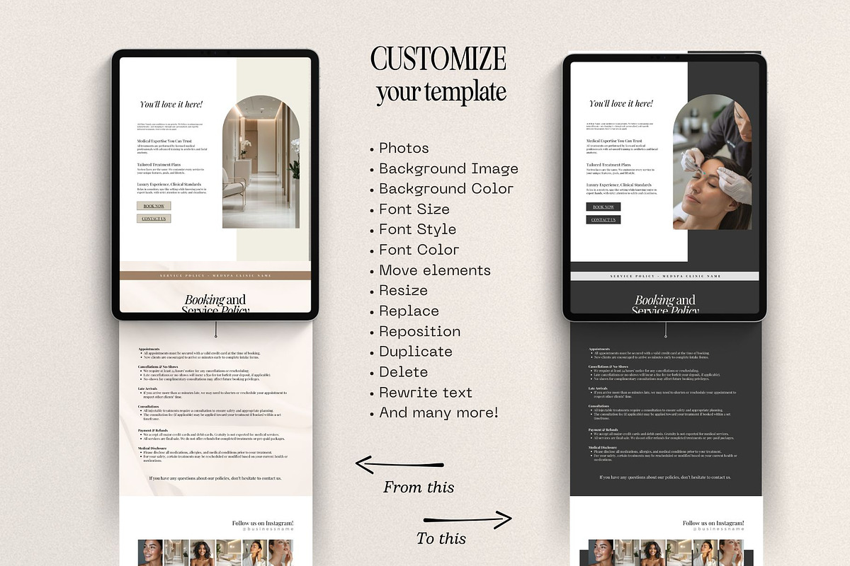Luxury Website template for Medspa & Aesthetic clinics. preview 7