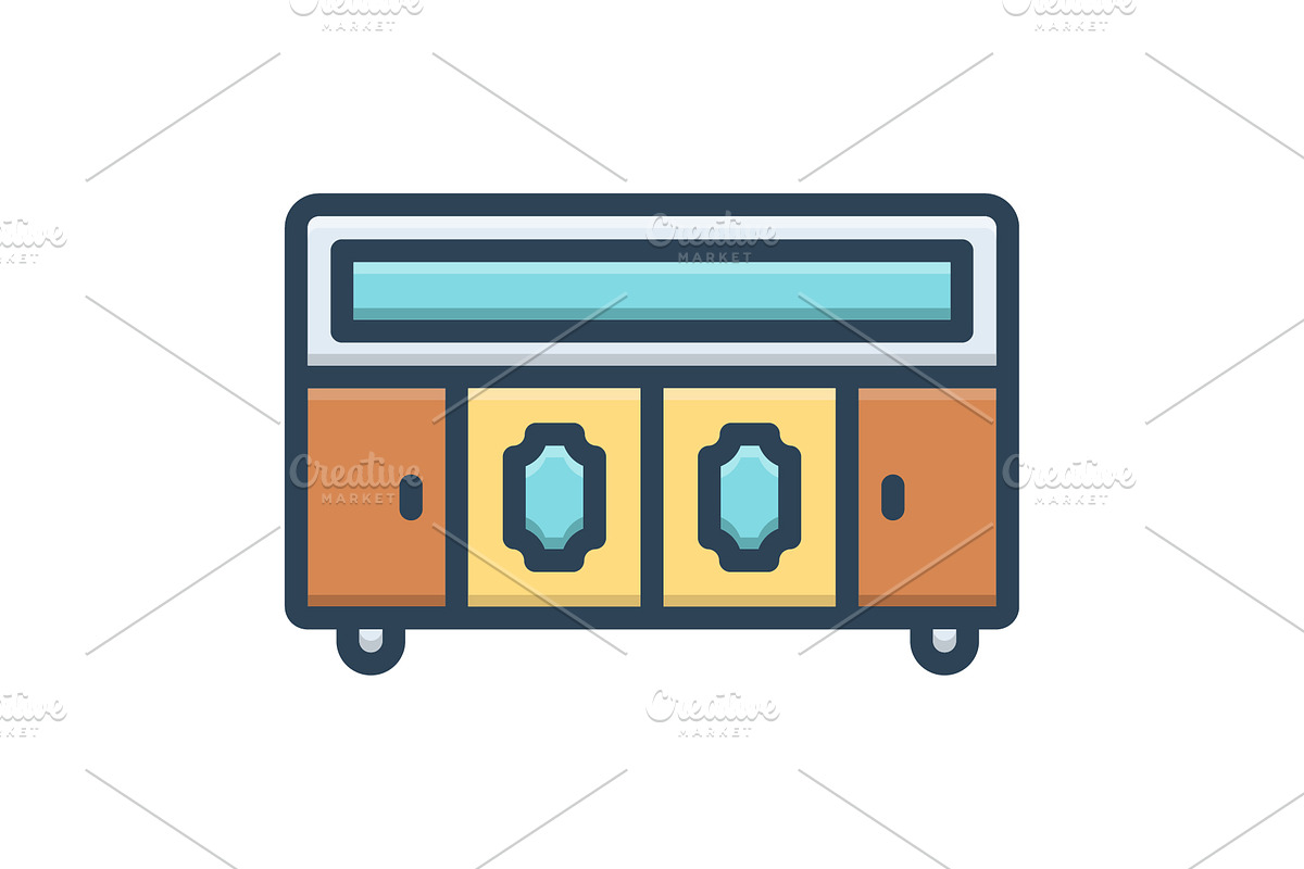 Cabinet room color icon, a Duotone Icon by Creative priyanka