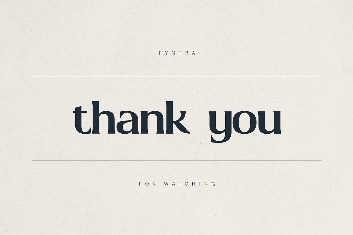 Fyntra – Modern Elegant Display Font, a Serif Font by Only Fonts (Photo 11 of 11)