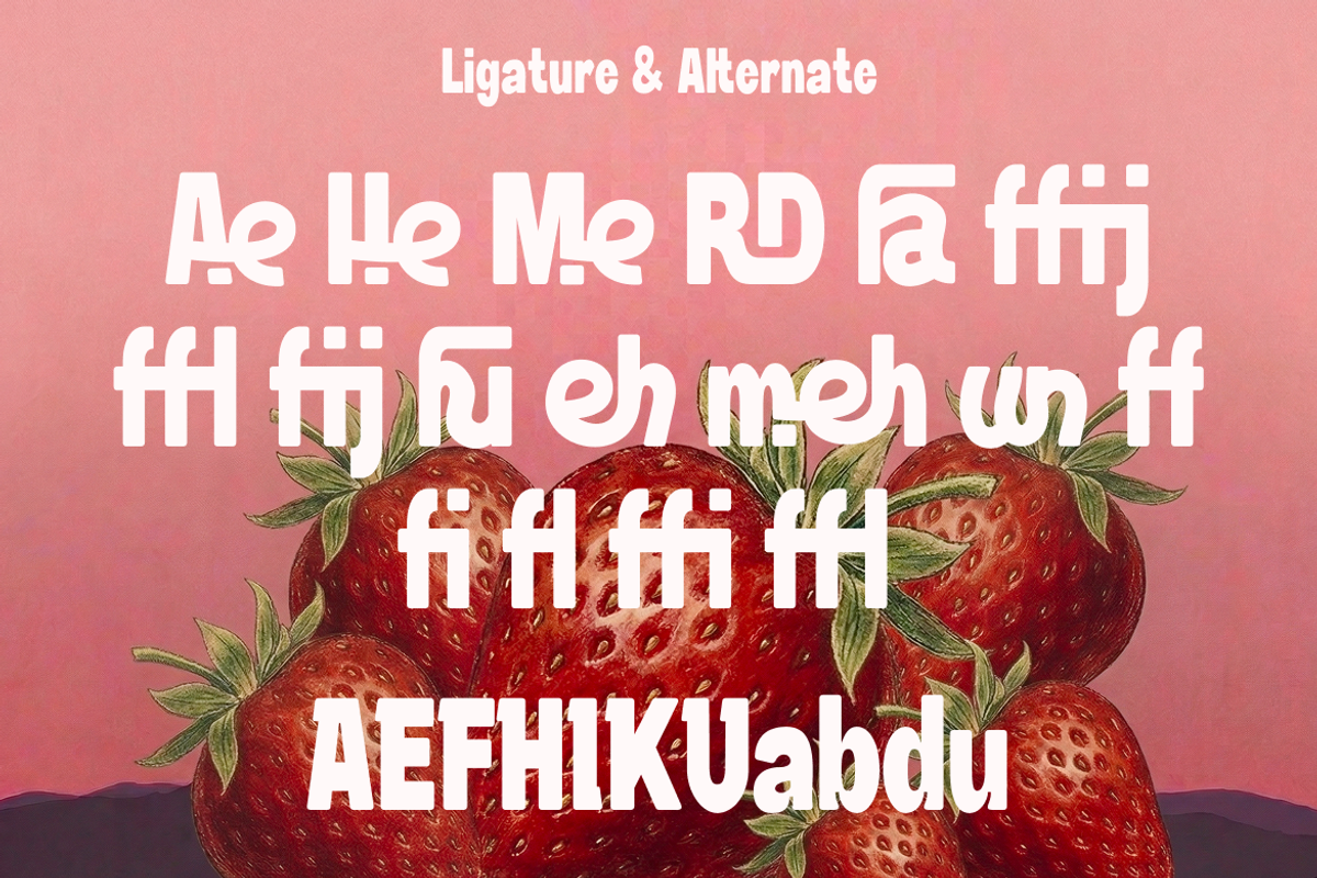 Condensed & Handwritten Display Font, a Sans Serif Font by Simetrica Labs (Photo 4 of 13)