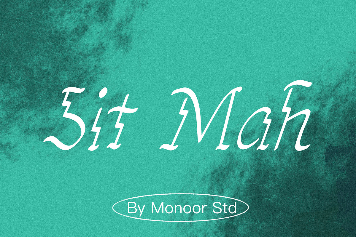 Sit Mah Font, a Serif Font by Monoor_std (Photo 1 of 4)