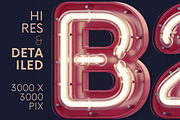Neon & Matte - 3D Lettering, a Graphic by MIIM (Thumbnail 2 of 9)