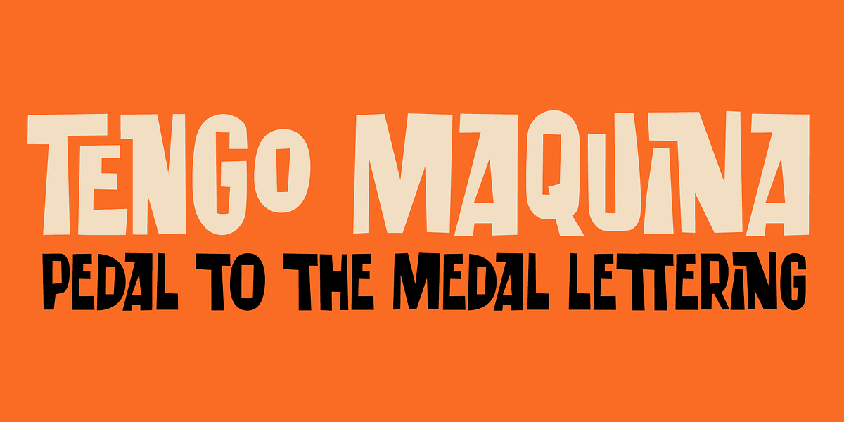 Tengo Maquina, a Handwritten Font by One Eyed Squid (Photo 1 of 6)