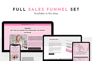 Pink Course Sales Templates