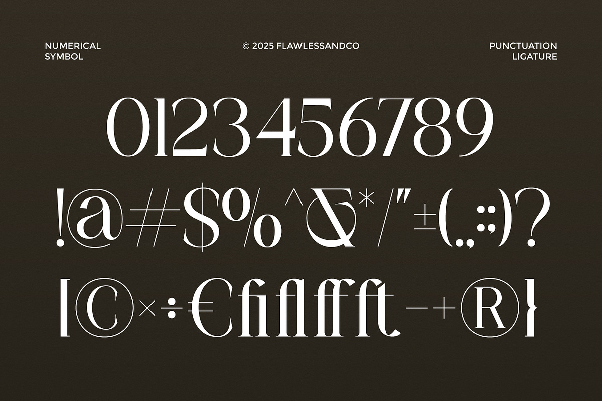 Avelora – Luxury Logo Serif Font, a Serif Font by Flawless And Co (Photo 9 of 10)