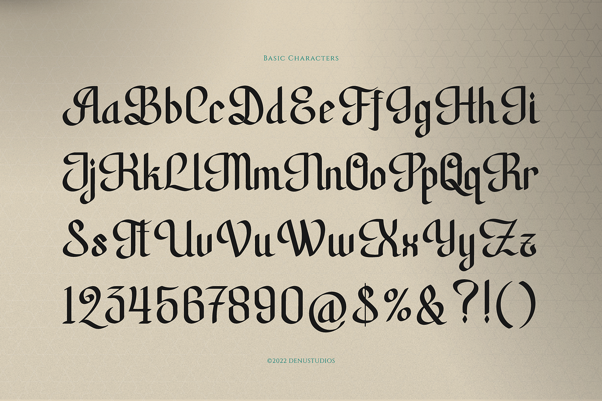 Thalabul Ilmi | Arabic Typeface, a Handwritten Font by Denustudios (Photo 10 of 12)