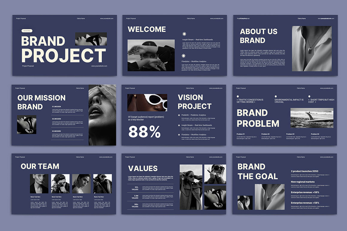 Brand Project Persentation, a Presentation Template by yanindesign (Photo 2 of 4)