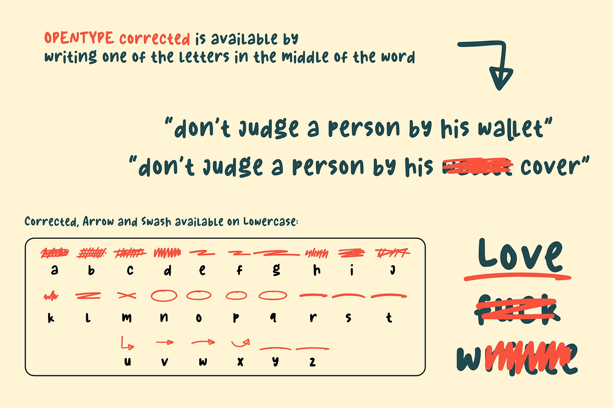 Pencilla - Natural Handdrawn, a Font by Good Java Studio (Photo 8 of 11)
