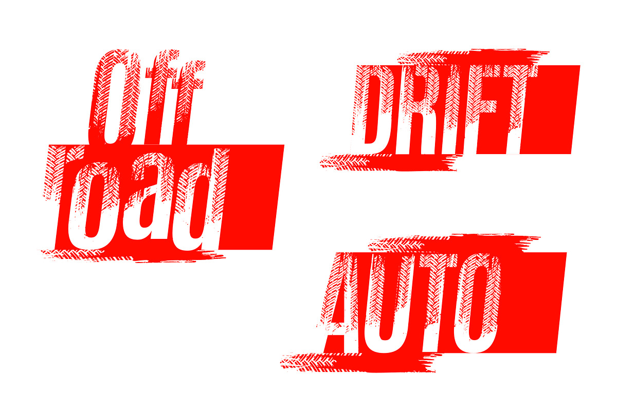 Wheel Tire Alphabet & Lettering Pack, a Transportation Illustration by Annyart Design (Photo 11 of 14)