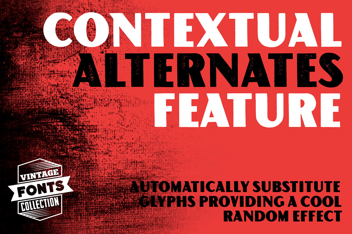 Ogar - 2 vintage fonts preview 3