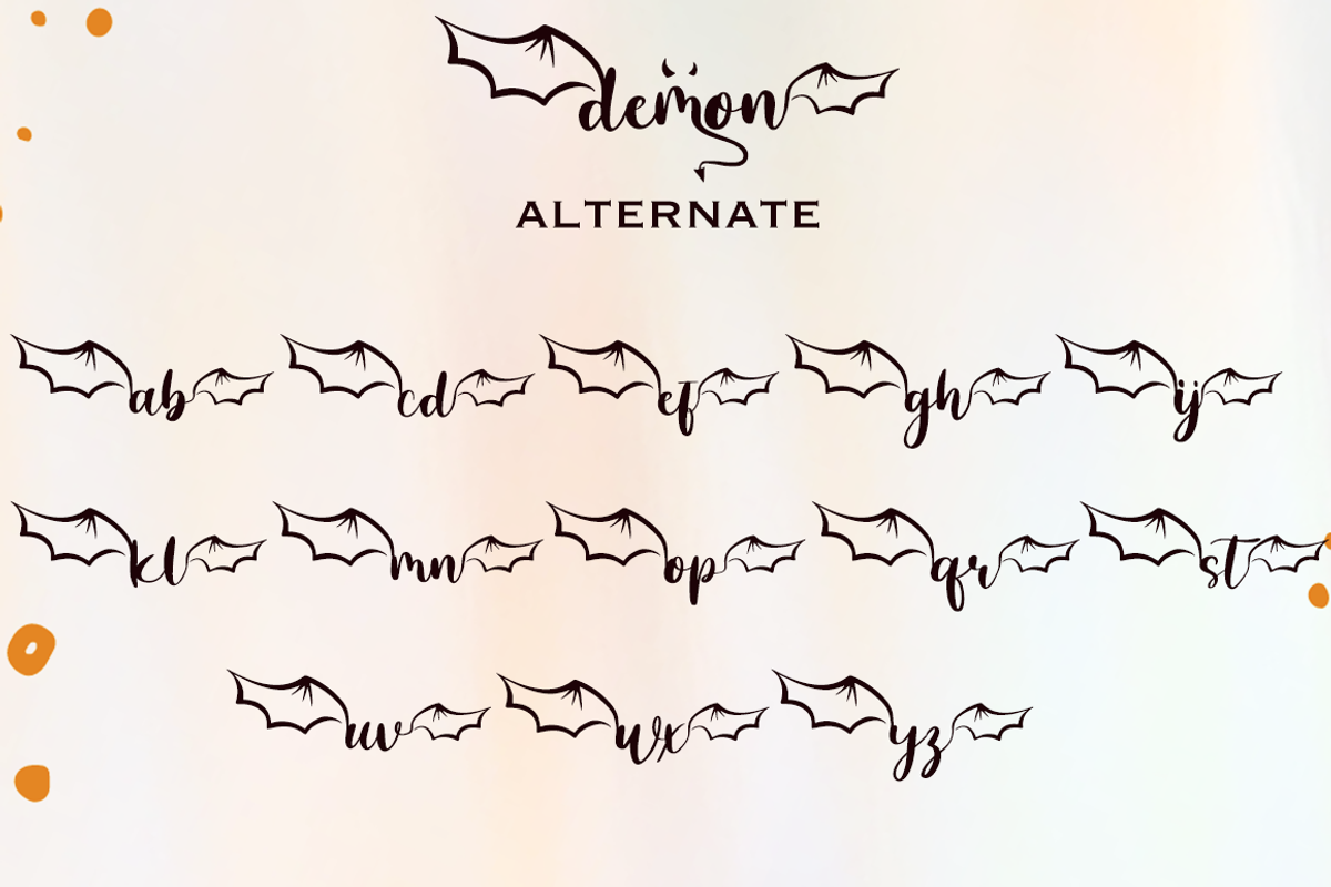 Demon, a Handwritten Font by cocodesign