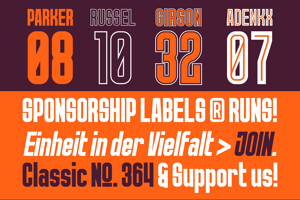 GR NORCH - Sports Display Font, a Serif Font by Garisman Std (Photo 11 of 15)