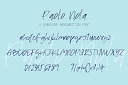 Paolo Nola Font, a Script Font by SophieSaxo (Thumbnail 8 of 8)