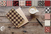Lumberjack papers AMB-1871, a Pattern Graphic by AMBillustrations (Thumbnail 2 of 5)