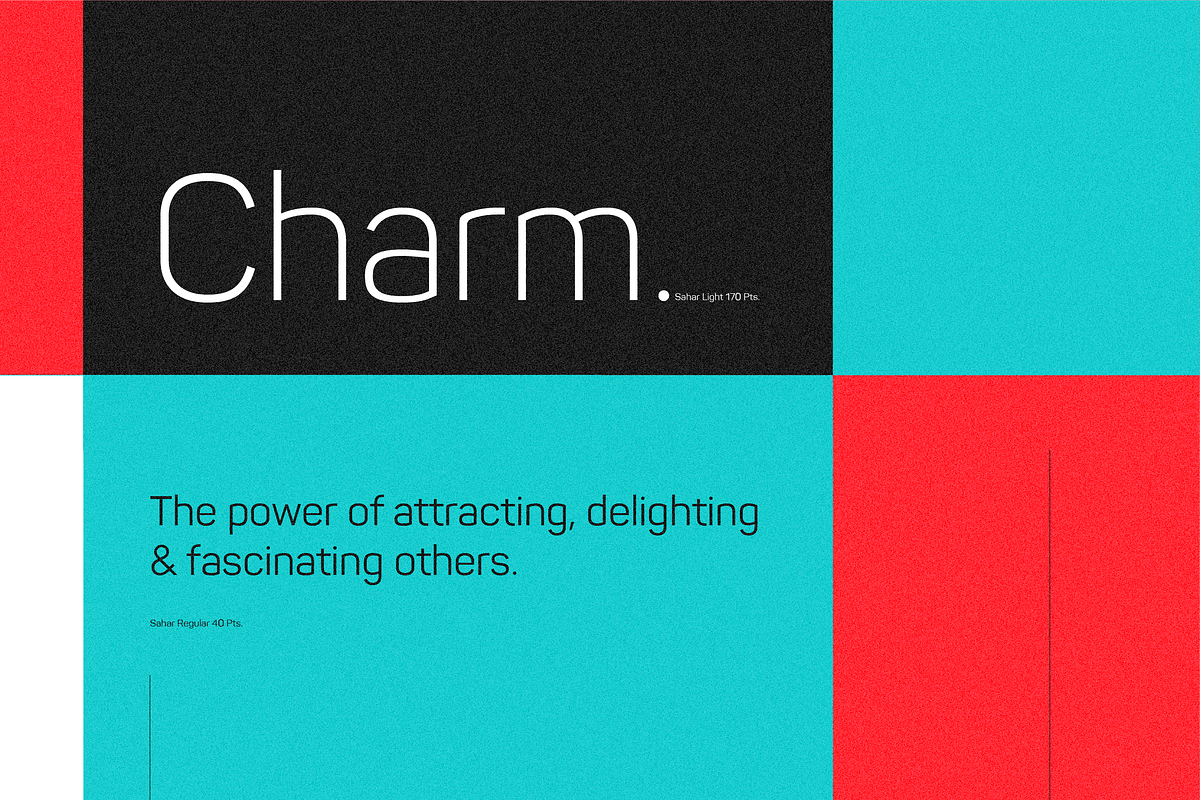 Sahar, A Charming Typeface Of 18 Fonts preview 7