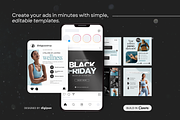 Wellness Static Ad Templates Canva, a Social Media Template by DigiPax (Thumbnail 4 of 11)