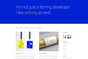 Ivi - Minimal Personal/Portfolio, a HTML Template by scrils (Thumbnail 4 of 4)