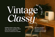 Golden Heritage Retro Serif Font, a Serif Font by UICreative (Thumbnail 5 of 13)