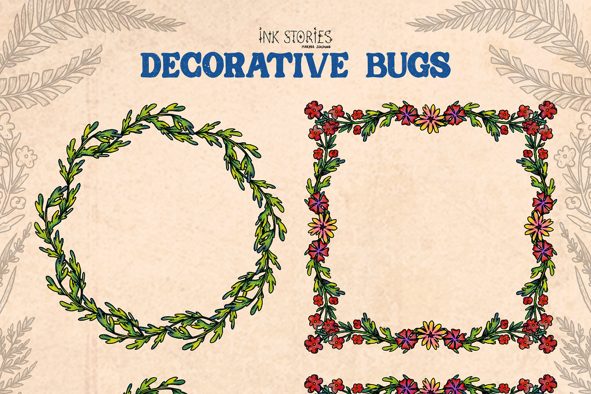 Decorative Bugs | Hand-drawn Bettles, an Animal Illustration by Ink Stories (Photo 21 of 28)