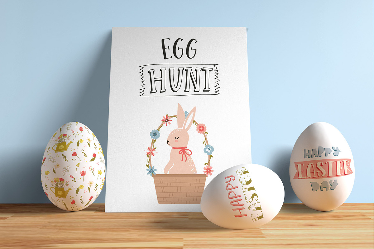 Easter & Spring. Cards and patterns, a Seasonal Illustration by Valeria Soloveva (Photo 10 of 15)