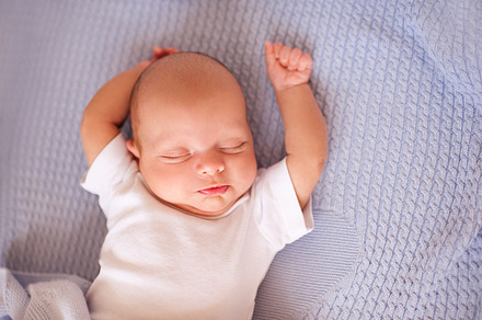 Baby boy sleeping containing birth, bed, and baby, a Person Photo by morrowlight