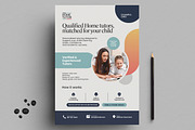 Home Tutor Flyer Template, a Flyer Template by ContestDesign (Thumbnail 1 of 3)