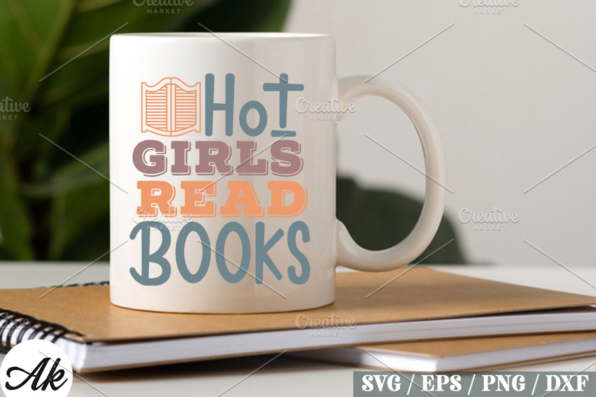 Book Lover Retro SVG Bundle ,Book, a Graphic by akazaddesign (Photo 9 of 13)