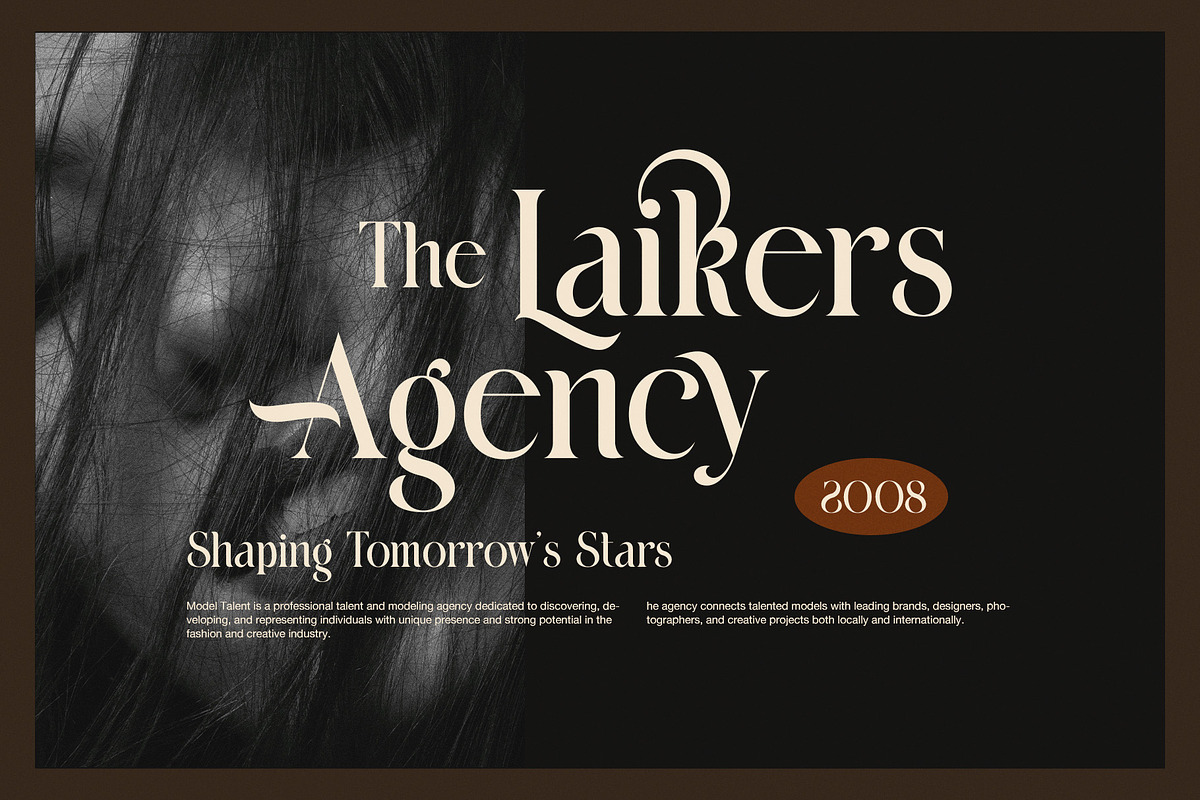 Malika Elegant Ligature Serif Font, a Font by Graphicxell (Photo 5 of 7)