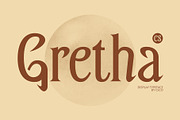 CS Gretha – Elegant Font, a Serif Font by Craft Supply Co. (Thumbnail 1 of 8)