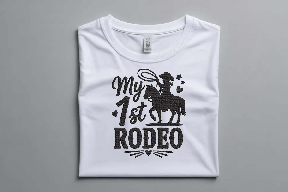 My 1st Rodeo Cowgirl Embroidery, an Illustration by Purpose Ekbal (Photo 2 of 3)