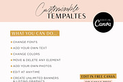 Pink Boho Etsy Shop Branding Kit, a Branding & Logo Template by Macarons and Mimosas (Thumbnail 6 of 9)