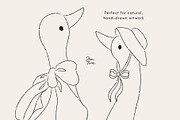 28 Adobe Illustrator Sketch Brushes, a Brush Add-On by Jenteva Art (Thumbnail 8 of 16)