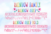 Happy Rainbow Family Font, a Handwritten Font by Nobu Collections (Thumbnail 7 of 11)