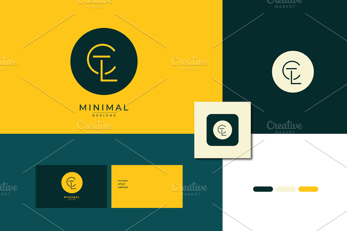 Monogram icon logo CTL or LTC, a Branding & Logo Template by idesign_4u