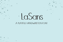 LaSans - A Handwritten Font
