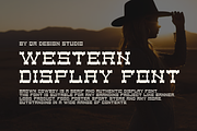 Brown Cowboy Artdeco & Western Font, a Serif Font by QR Design Studio (Thumbnail 2 of 6)
