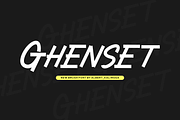 Ghenset Font, a Handwritten Font by albert_kalingga (Thumbnail 1 of 5)