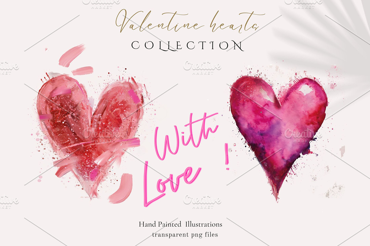 Valentine Hearts Collection, an Object Illustration by Alisa Mikibith Art (Photo 9 of 9)