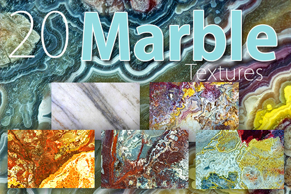 20 Marble Textures Pack