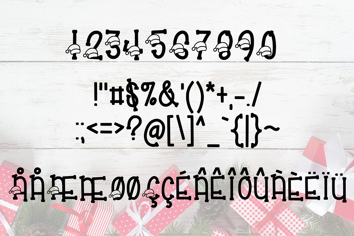 Secret Santa, a Font by Kitaleigh (Photo 3 of 3)
