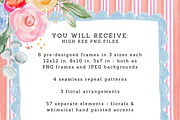 Garden Party Florals PNG Design Kit, a Decorative Illustration by Essem Creatives (Thumbnail 2 of 11)