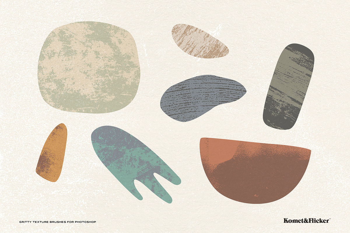 Gritty Texture Brushes for Photoshop, a Brush Add-On by Komet & Flicker (Photo 8 of 14)