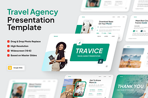 Trevice - Travel Agency Google Slide, a Presentation Template by SquidPixey