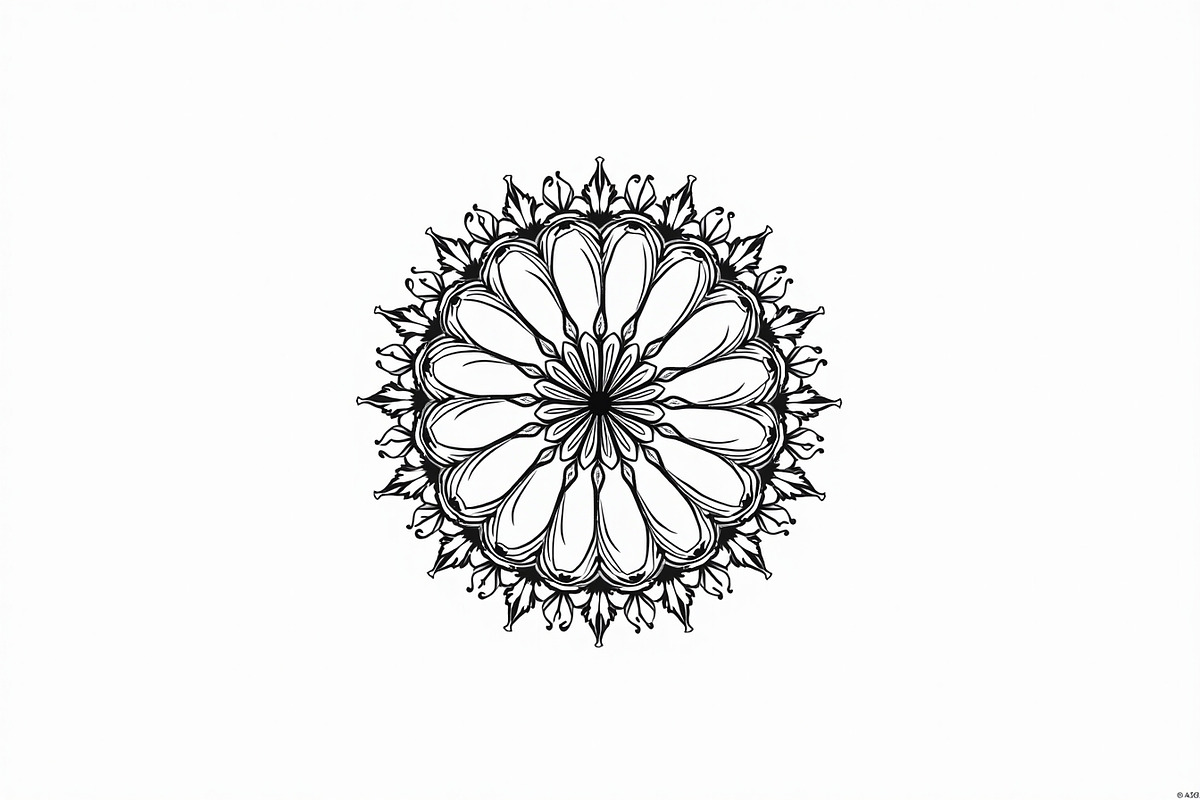 Mandala Pattern Coloring Bundle, a Graphic by Gfx_Store (Photo 10 of 11)